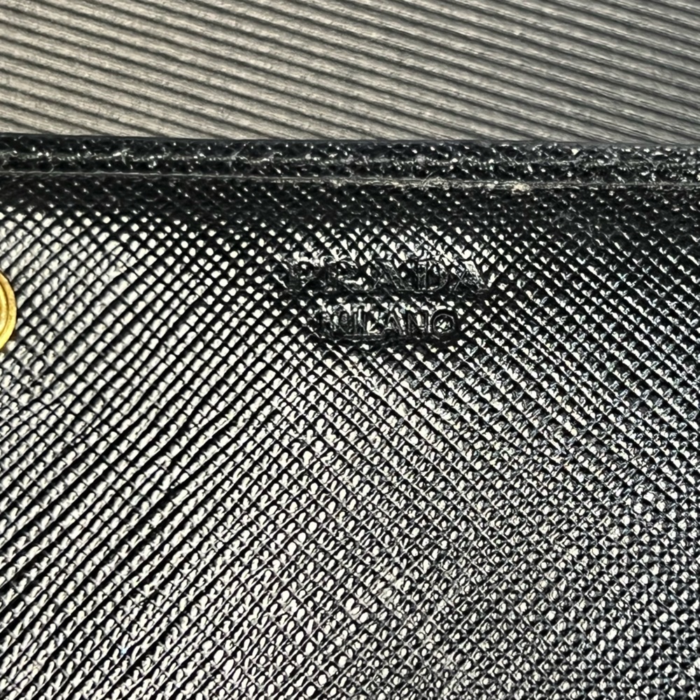 Authentic Prada Ribbon Saffino Leather Bifold Wallet - Picture 10 of 12